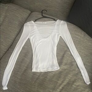 White abercrombie and fitch XS